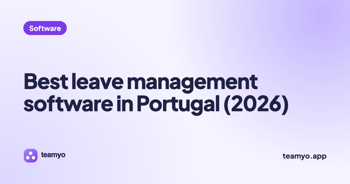 Best leave management software in Portugal (2026)