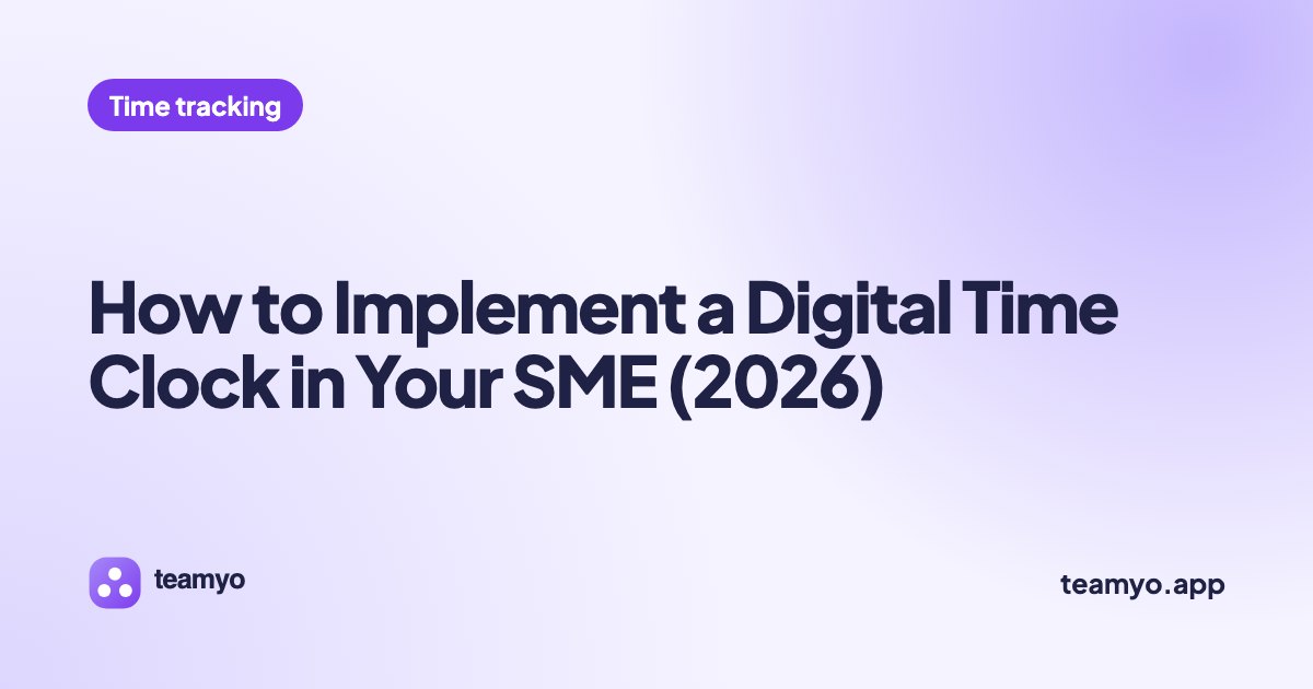 How to Implement a Digital Time Clock in Your SME (2026)